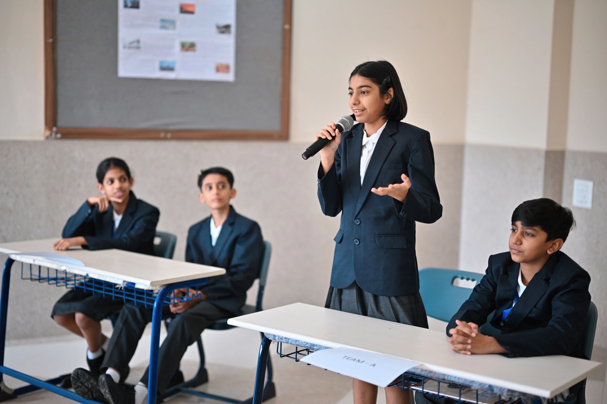 school students classroom India